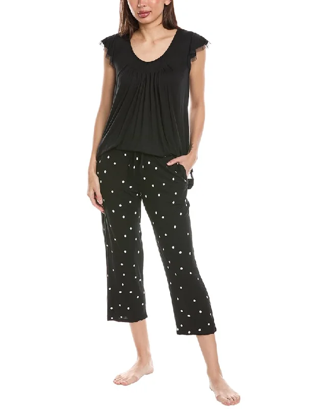 Ellen Tracy Cropped Pant Chic Faux Leather Pants