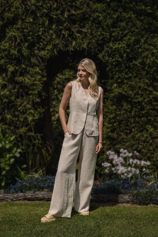 BURN PANT Stylish Paperbag Waist Pants