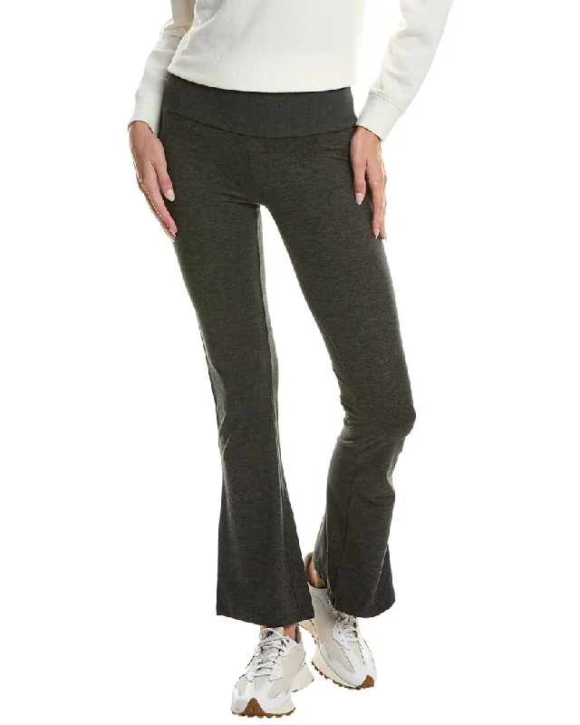 Weworewhat Low Rise Flare Pant Comfortable Fleece Pants