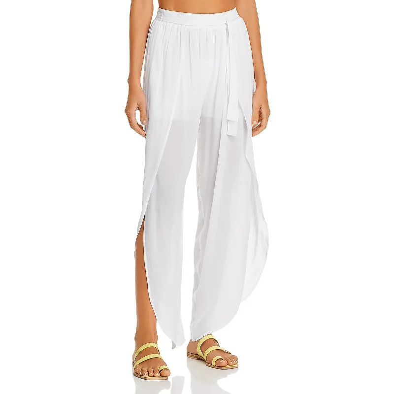 Womens Slit Pant Cover-Up Casual Sweatpants Style