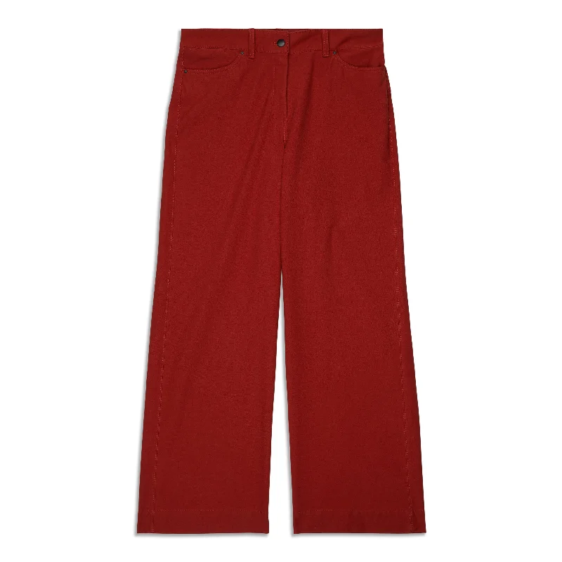 City Sleek 5 Pocket High-Rise Wide-Leg Pant - Resale Classic Cropped Pants