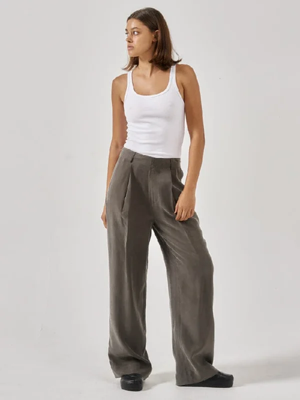Artisan Cupro Pant - Truffle Casual Drawstring Pants