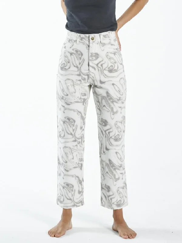 Marbled Paradise Pant - Tofu Comfortable Cargo Pants