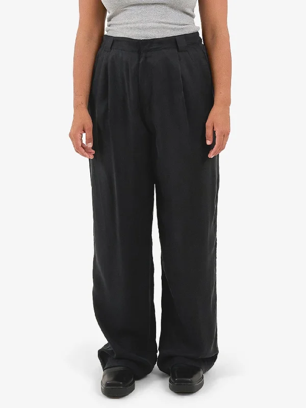 Artisan Cupro Pant - Black Stylish Casual Pants