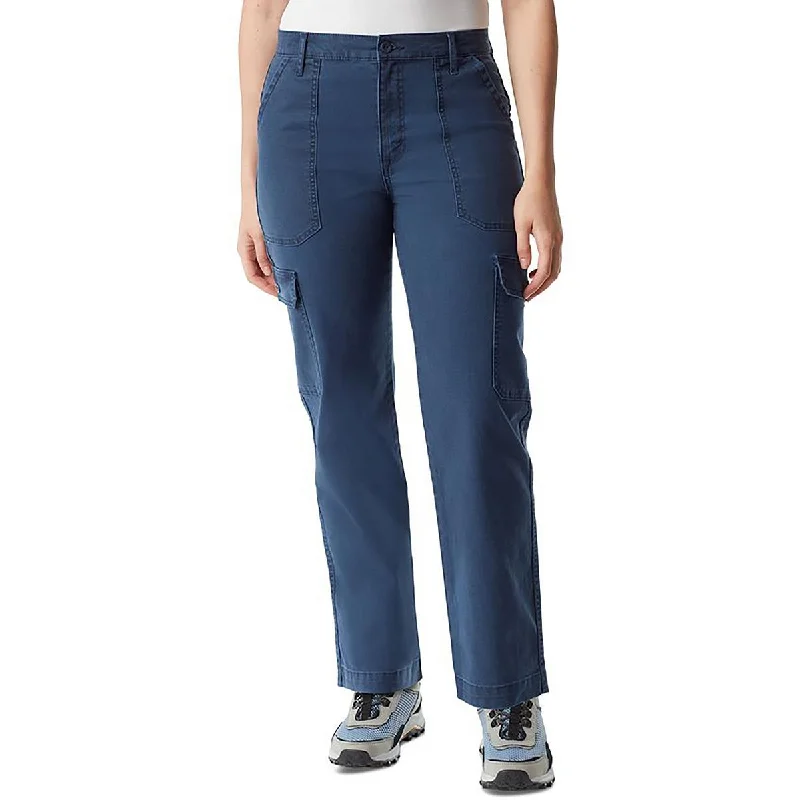 Womens Cargo High Rise Cargo Pants Comfortable Maternity Pants