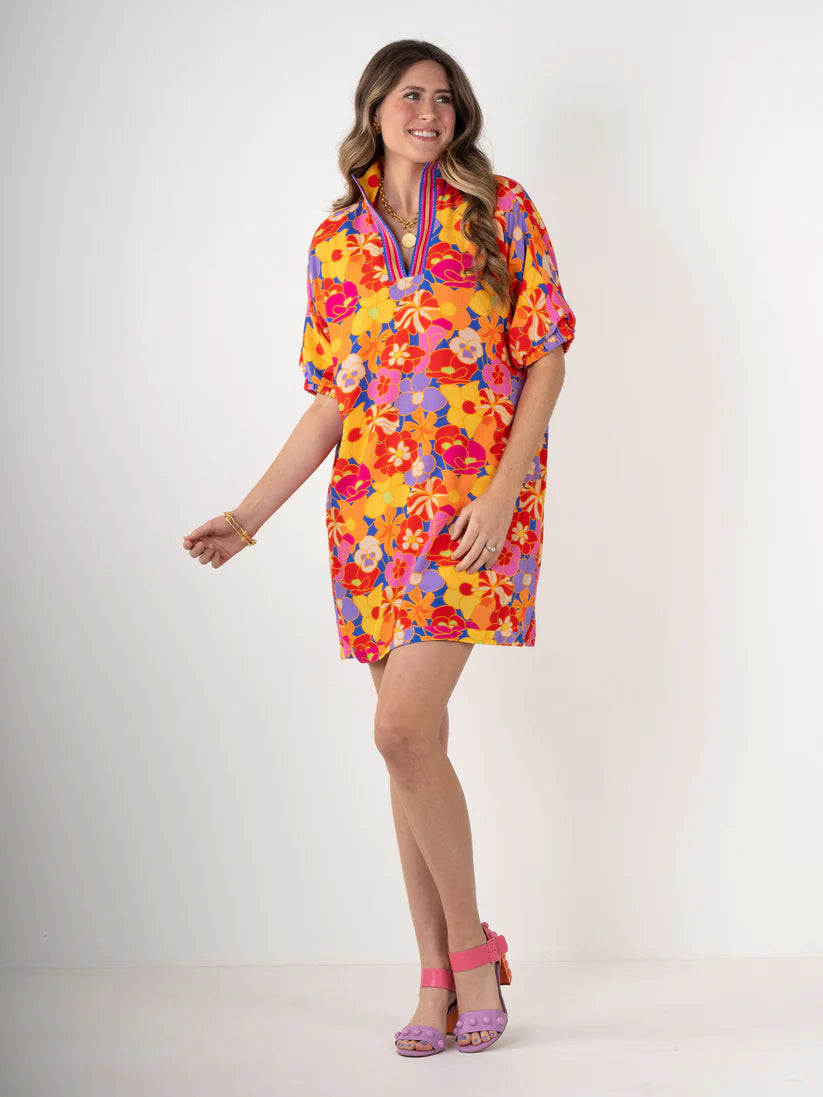 Emily McCarthy Poppy Dress- Floral Fusion