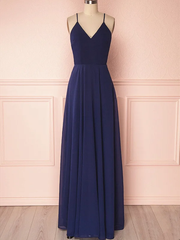 V Neck Navy Blue Backless Prom Dresses Long, Navy Blue Backless Bridesmaid Formal Evening Dresses V Neck Navy Blue Backless Prom Dresses Long, Navy Blue Backless Bridesmaid Formal Evening Dresses