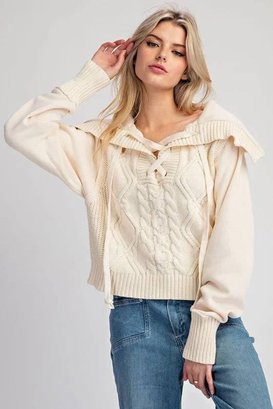 Anne Klein Ruffle Neck Blouse