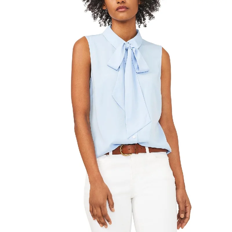 Riley & Rae Womens Camryn Collared Button-Down Blouse Modern Work Blouse