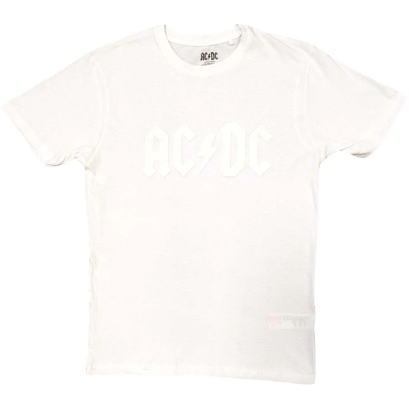 AC/DC | Official Band T-Shirt | Logo (Hi-Build) Zippered Buttoned Snapped