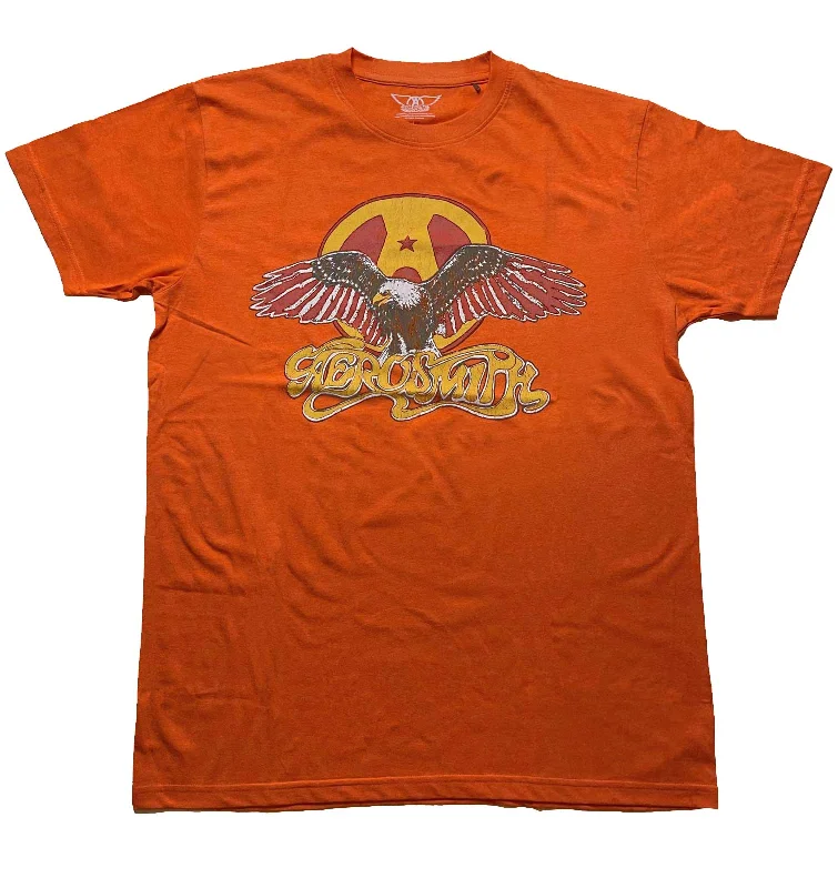 Aerosmith | Official Band T-Shirt | Eagle Lace Blend Ribbed Blend Corduroy Blend