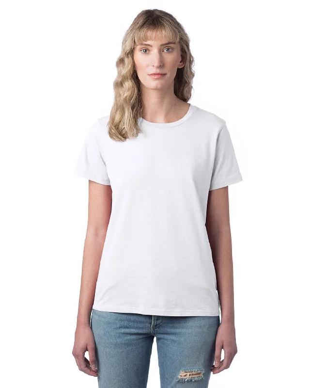 Alternative Ladies Her Go-To T-Shirt | White Satin Fabric Silk Fabric Chiffon Fabric