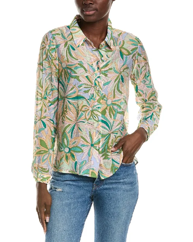 ANNA KAY Amarylis Blouse Embroidered Floral Blouse