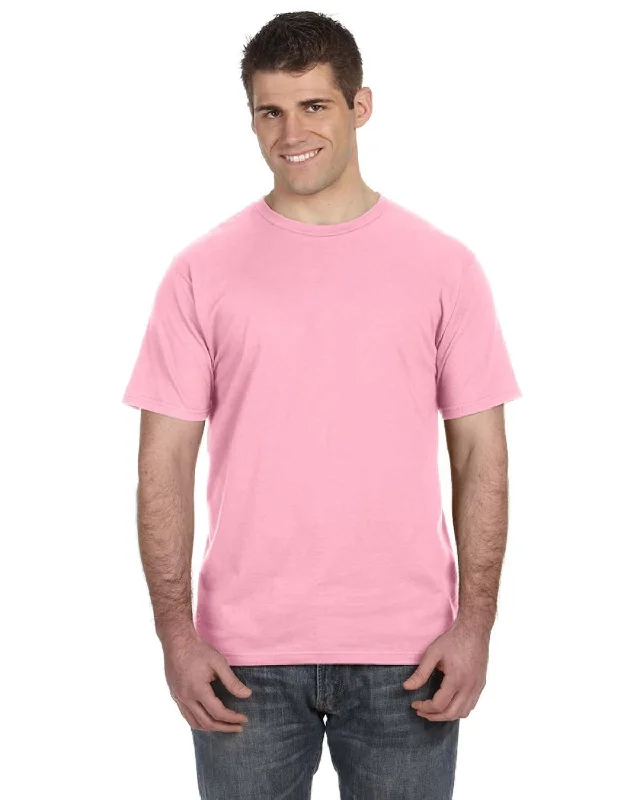 Anvil Fashion Fit T-Shirt | Charity Pink Zippered Front Buttoned Front Snap Front