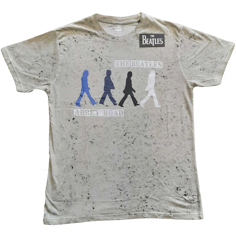 The Beatles | Official Band T-Shirt | Abbey Road Colours (Wash Collection) Lace Blend Ribbed Blend Corduroy Blend