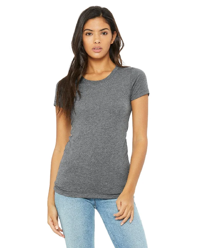 Bella+Canvas Ladies Triblend T-Shirt | Grey Triblend Fleece Nylon Spandex