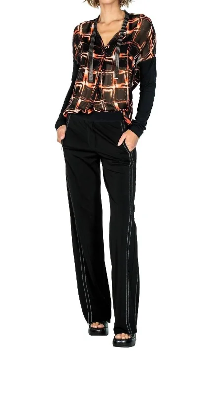Blouse In Black Business Casual Blouse