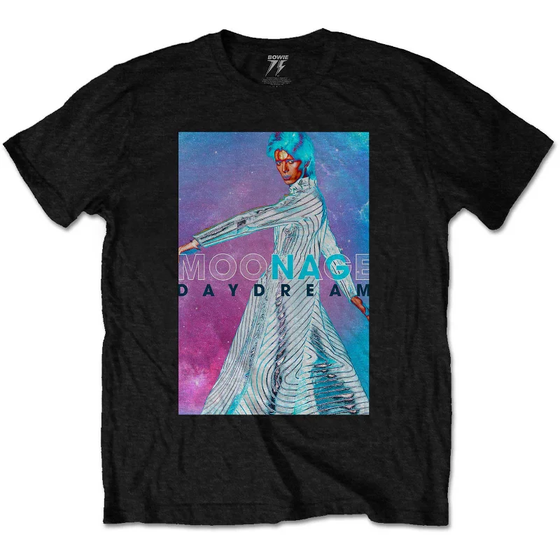 David Bowie | Official Band T-Shirt | Moonage Space Anti-Pilling Machine Wash Handmade