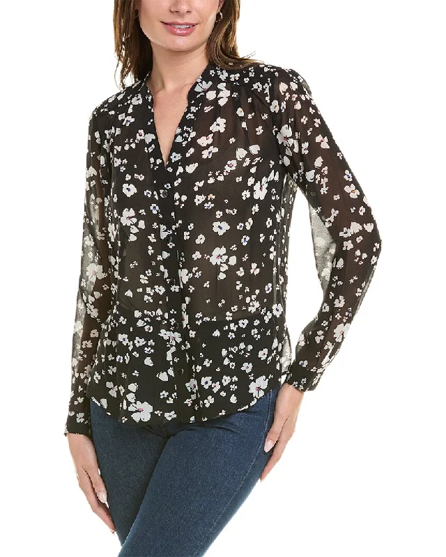 cabi Delight Blouse Feminine Ruffle Blouse