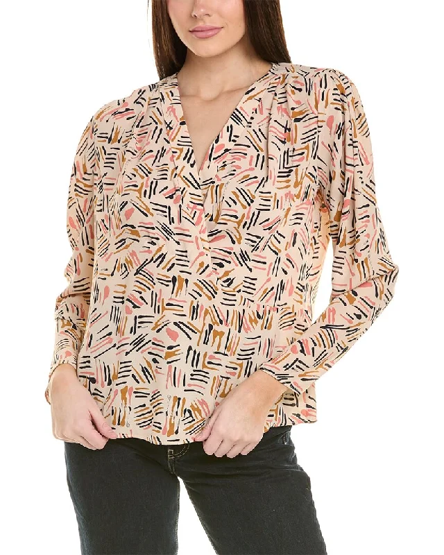 cabi Marni Blouse Classic Striped Blouse