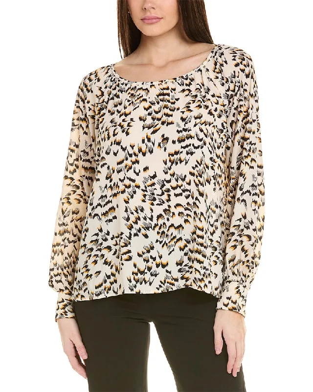 cabi Round Trip Blouse Chic Off-Shoulder Blouse