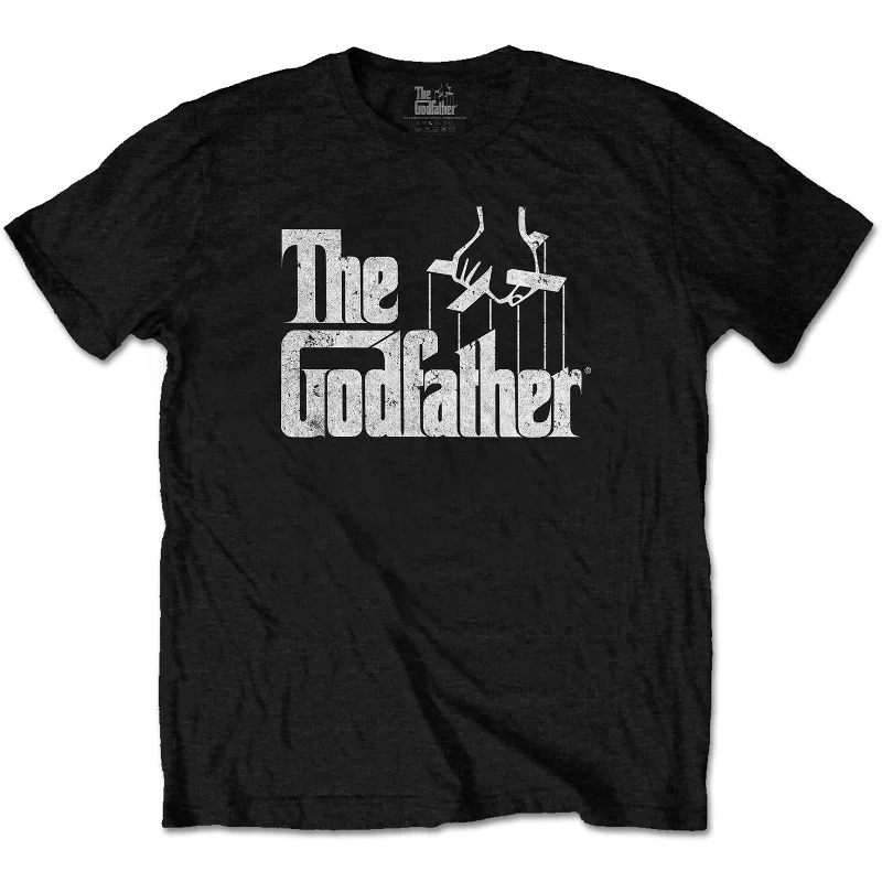 The Godfather | Official Band T-Shirt | Logo White Striped Floral Plaid