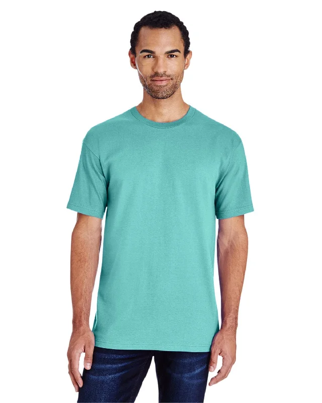 Gildan Hammer Heavyweight T-Shirt | Seafoam Seamless Knitted Crochet