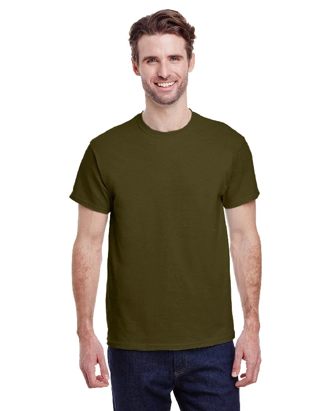 Gildan Ultra Cotton Heavyweight T-Shirt | Olive Spandex Blend Rayon Blend Denim Blend