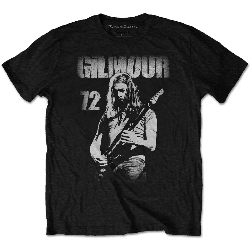 David Gilmour | Official Band T-Shirt | 72 Cotton Fabric Linen Fabric Terry Fabric