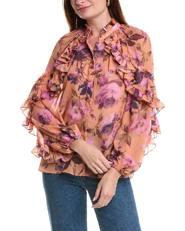 Kobi Halperin Phoenix Blouse Elegant Lace Blouse