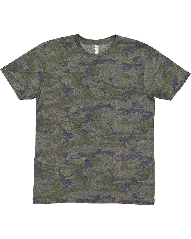 LAT Youth Fine Jersey T-Shirt | Vintage Camo Solid Print Embellished