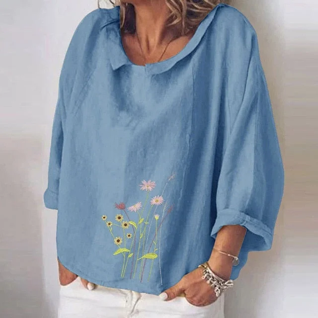 Flower Sky Blue