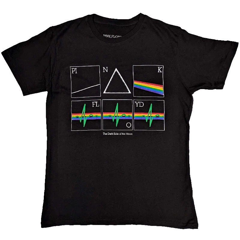 Pink Floyd | Official Band T-Shirt | Prism Heart Beat Cashmere Blend Cotton Blend Poly Blend