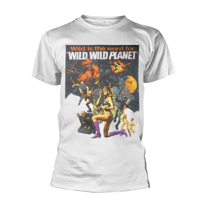 Wild, Wild Planet Unisex T-shirt: Wild, Wild Planet Graphic T-Shirt Round Neck Polyester