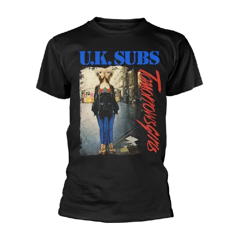 UK Subs Unisex T-shirt: Tomorrows Girls Zippered Front Buttoned Front Snap Front