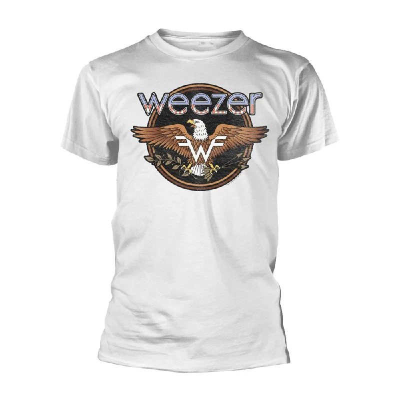 Weezer | Official Band T-Shirt | Eagle Chenille Brocade Lace