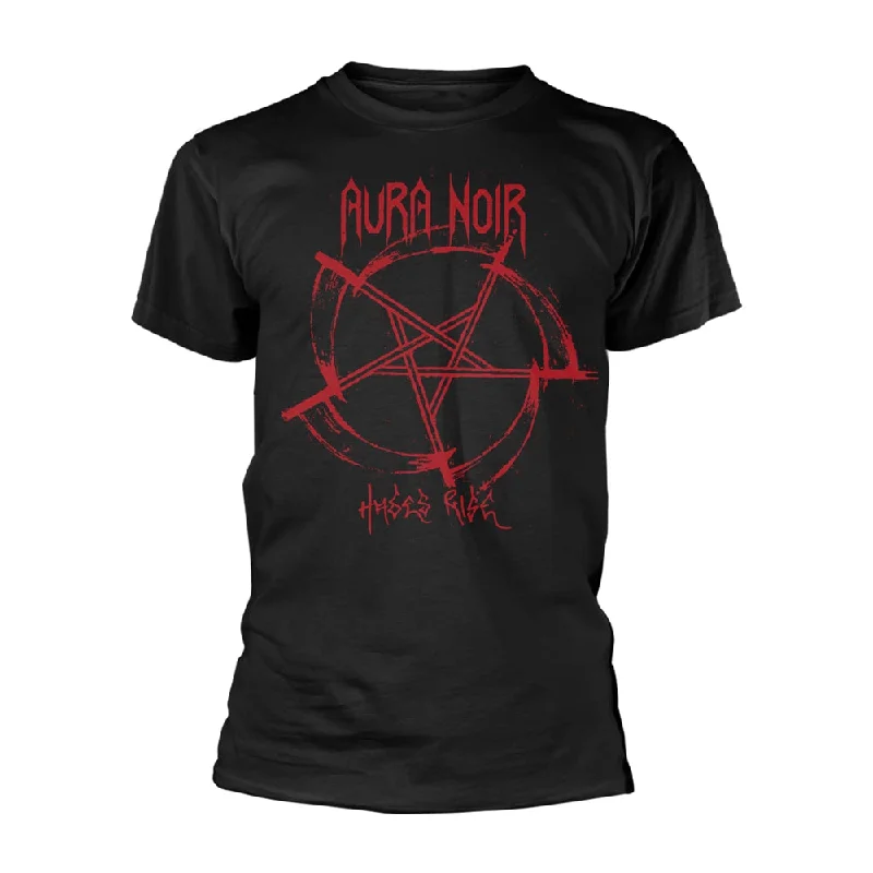 Aura Noir | Official Band T-Shirt | Hades Rise Cashmere Blend Cotton Blend Poly Blend