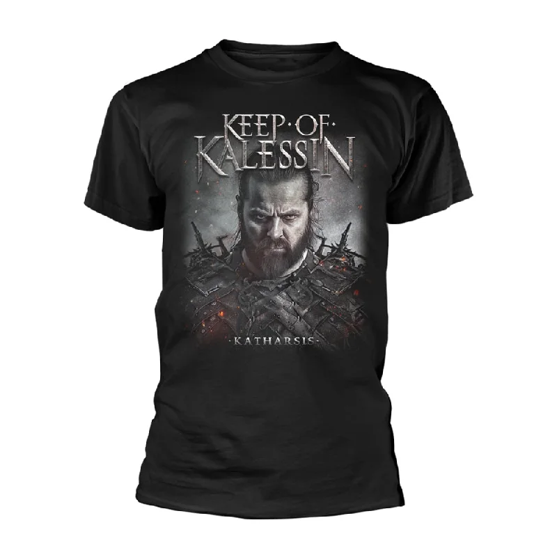 Keep of Kalessin | Official Band T-Shirt | Katharsis Notch Collar Peter Pan Collar Cowl Neck