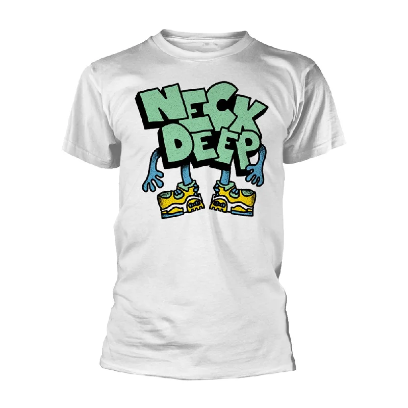 Neck Deep | Official Band T-Shirt | Text Guy Layered Multi-layer Single Layer