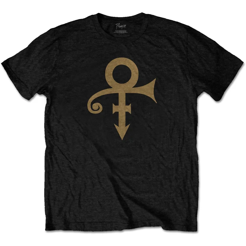 Prince | Official Band T-Shirt | Symbol Graphic Embroidered Appliqued