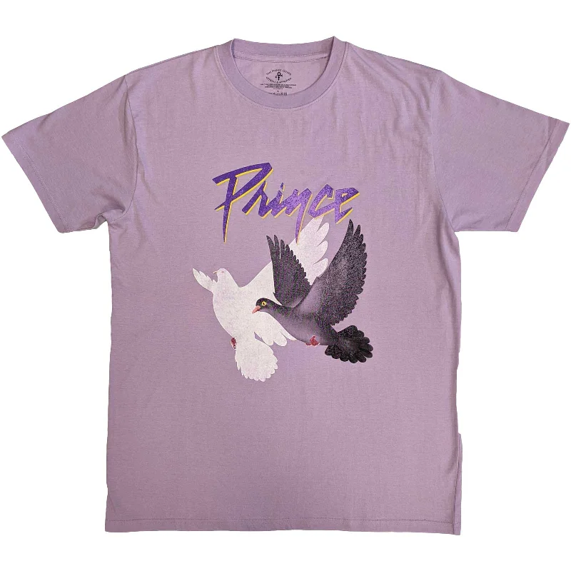 Prince | Official Band T-Shirt | Doves Distressed Jersey Fabric Tulle Fabric Batik Fabric