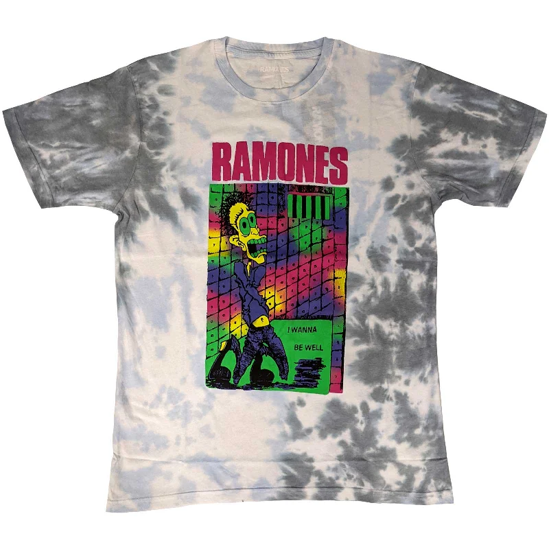 Ramones | Official Band T-Shirt | Escapeny (Wash Collection) Terry Blend Velvet Blend Canvas Blend