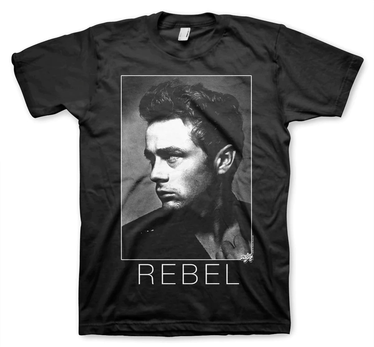 James Dean | Official Band T-Shirt | BW Rebel Houndstooth Herringbone Solid