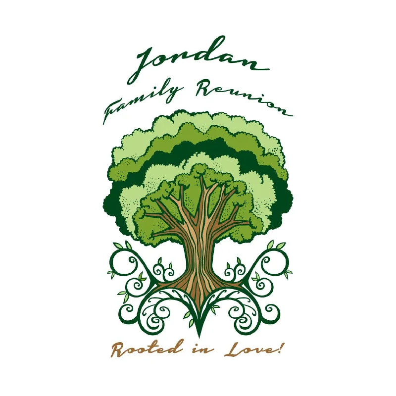 Rooted In Love Family Reunion T-Shirt Design RMC-7 Collared Crew Neck Turtle Neck