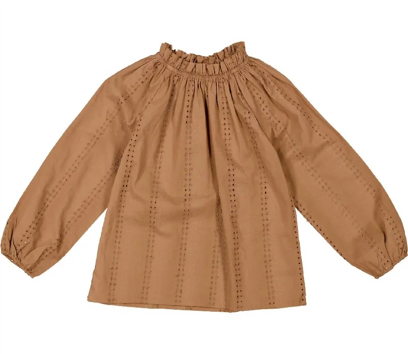 Taja Blouse In Hazel Boho Printed Blouse