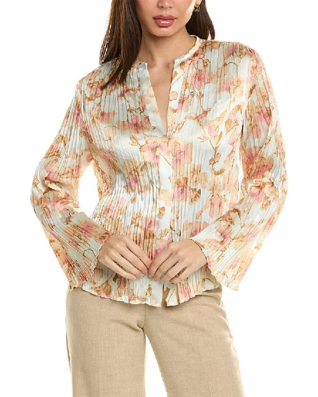 Vince Flora Blouse Short Sleeve Blouse