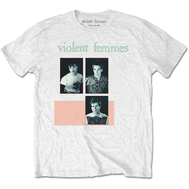 Violent Femmes | Official Band T-Shirt | Vintage Band Photo Zippered Front Buttoned Front Snap Front