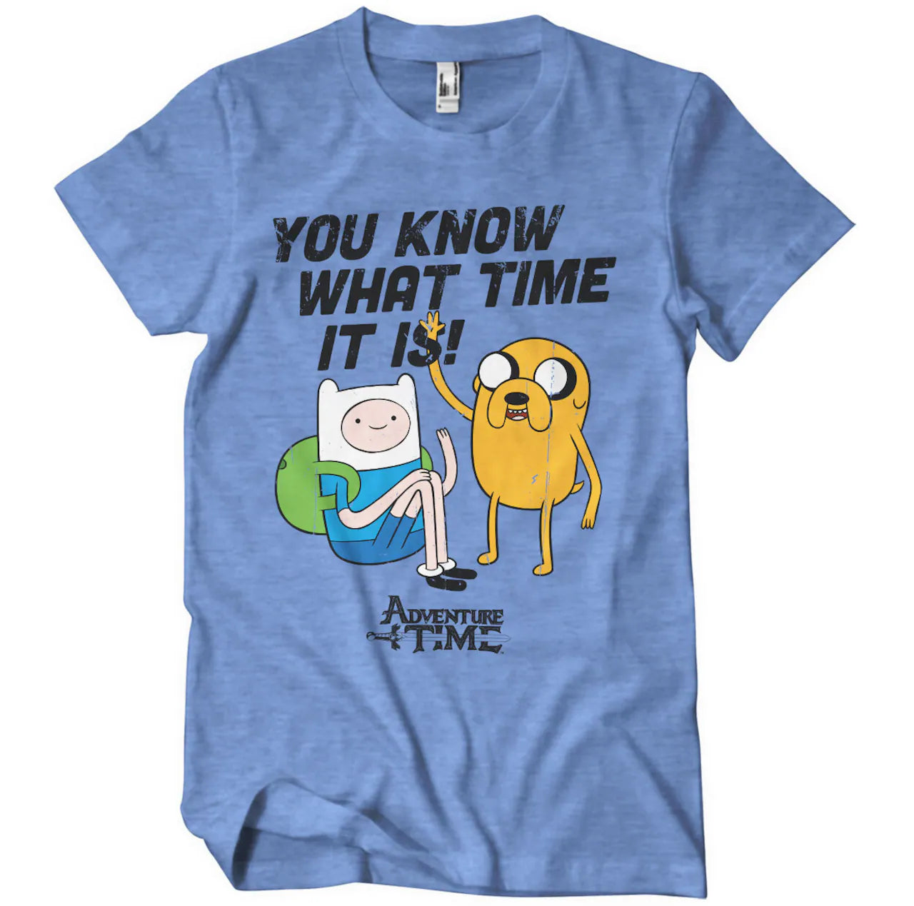 Adventure Time | Official Band T-Shirt | It's Adventure Time (blue) Satin Blend Silk Blend Wool Blend