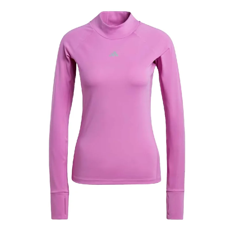 adidas - Women's Techfit Aeroready Long Sleeve T-Shirt (HI3370) Cozy Warm Stylish