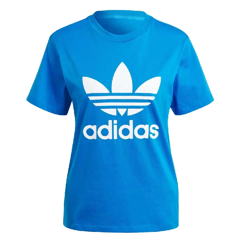 adidas - Women's Adicolor Classics Trefoil T-Shirt (IK4037) Houndstooth Herringbone Solid